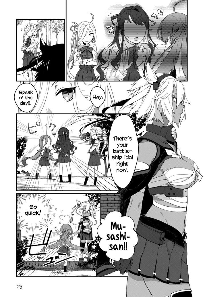 Kantai Collection -Kan Colle- Dengeki Comic Anthology: Sasebo Chinjufu-hen Chapter 9.3 page 5 - Vol.09 Chapter 3 : Someday, Surely, Super Battleship