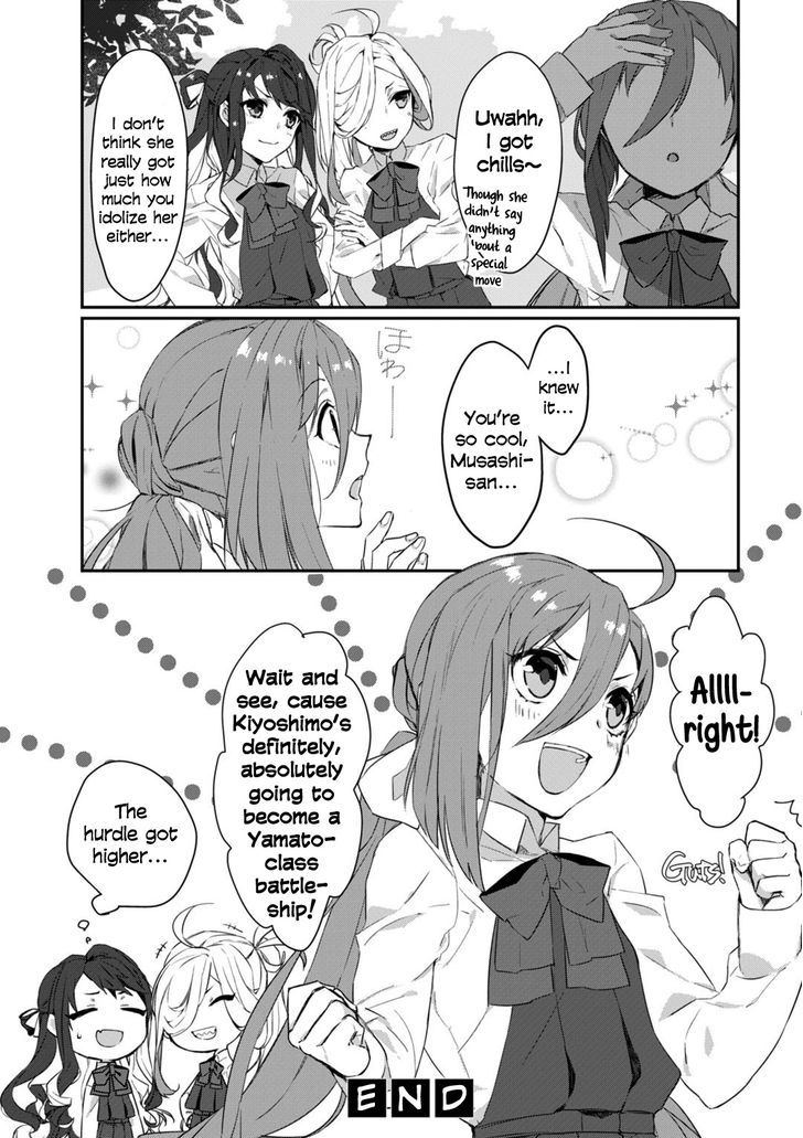 Kantai Collection -Kan Colle- Dengeki Comic Anthology: Sasebo Chinjufu-hen Chapter 9.3 page 8 - Vol.09 Chapter 3 : Someday, Surely, Super Battleship
