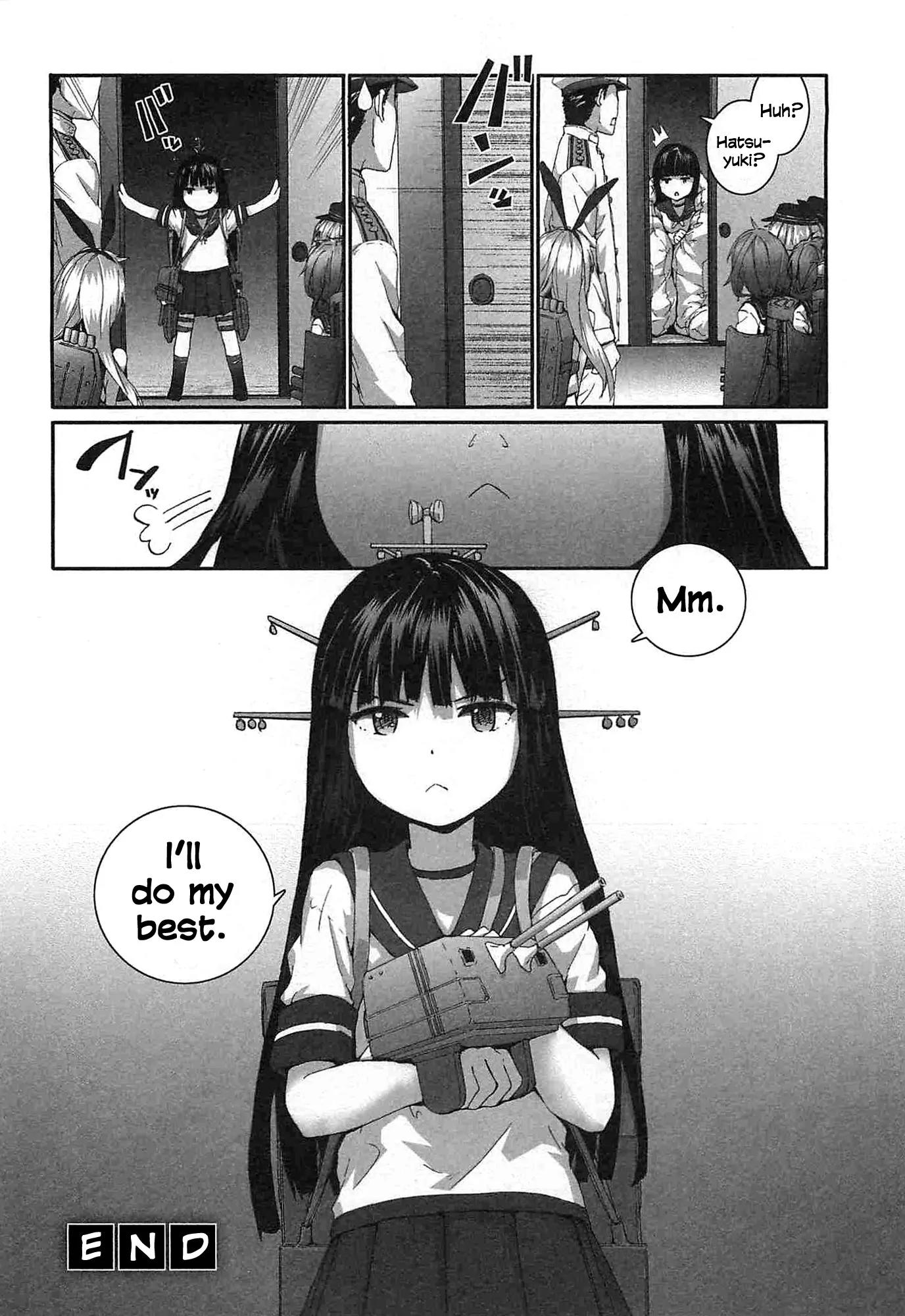 Kantai Collection -KanColle- Dengeki Comic Anthology: Sasebo Chinjufu-hen Chapter 1.10 page 6 - Vol.1 Chapter 10: Destroyers of the Northern Seas