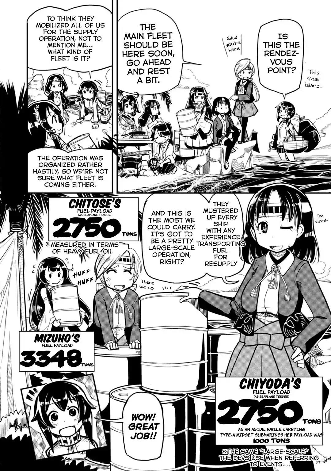 Kantai Collection -KanColle- Dengeki Comic Anthology: Sasebo Chinjufu-hen Chapter 10.4 page 2 - Vol.10 Chapter 4: Bingo Fuel