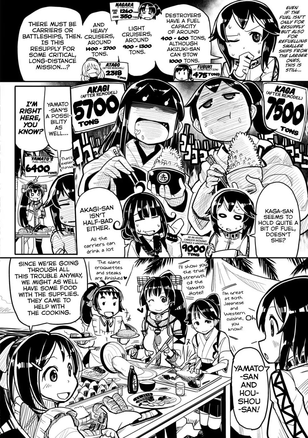 Kantai Collection -KanColle- Dengeki Comic Anthology: Sasebo Chinjufu-hen Chapter 10.4 page 4 - Vol.10 Chapter 4: Bingo Fuel