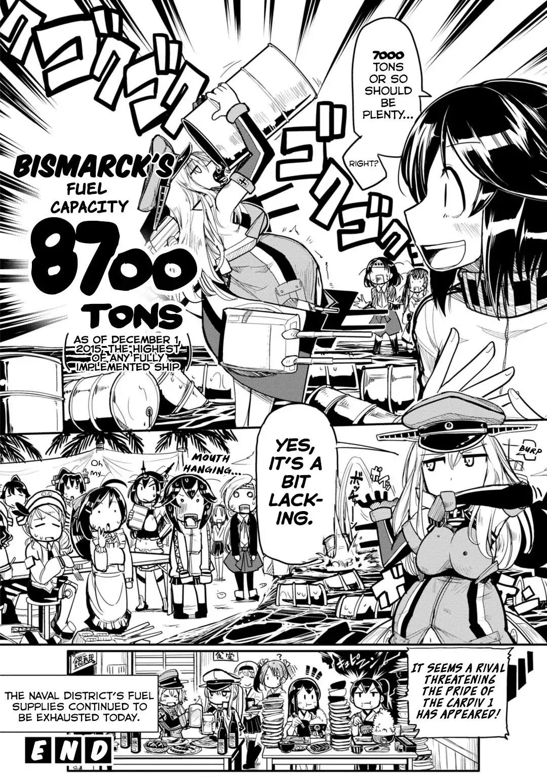 Kantai Collection -KanColle- Dengeki Comic Anthology: Sasebo Chinjufu-hen Chapter 10.4 page 6 - Vol.10 Chapter 4: Bingo Fuel