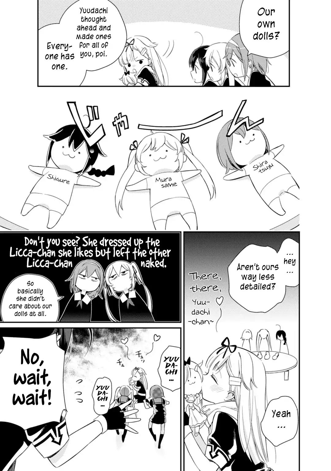 Kantai Collection -KanColle- Dengeki Comic Anthology: Sasebo Chinjufu-hen Chapter 10.8 page 3 - Vol.10 Chapter 8: Custom Doll