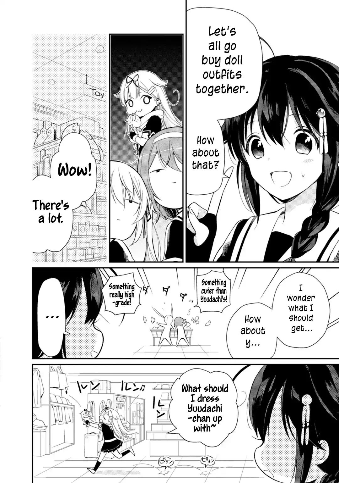 Kantai Collection -KanColle- Dengeki Comic Anthology: Sasebo Chinjufu-hen Chapter 10.8 page 4 - Vol.10 Chapter 8: Custom Doll