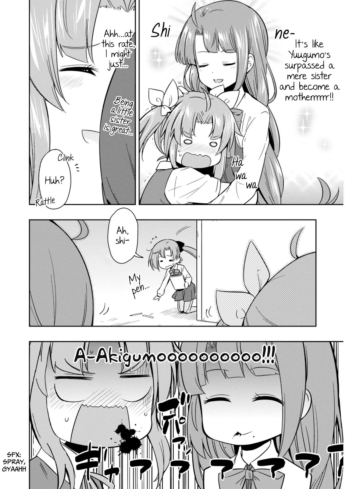 Kantai Collection -KanColle- Dengeki Comic Anthology: Sasebo Chinjufu-hen Chapter 11.8 page 8 - Vol.11 Chapter 8: The YuuKage Contrast