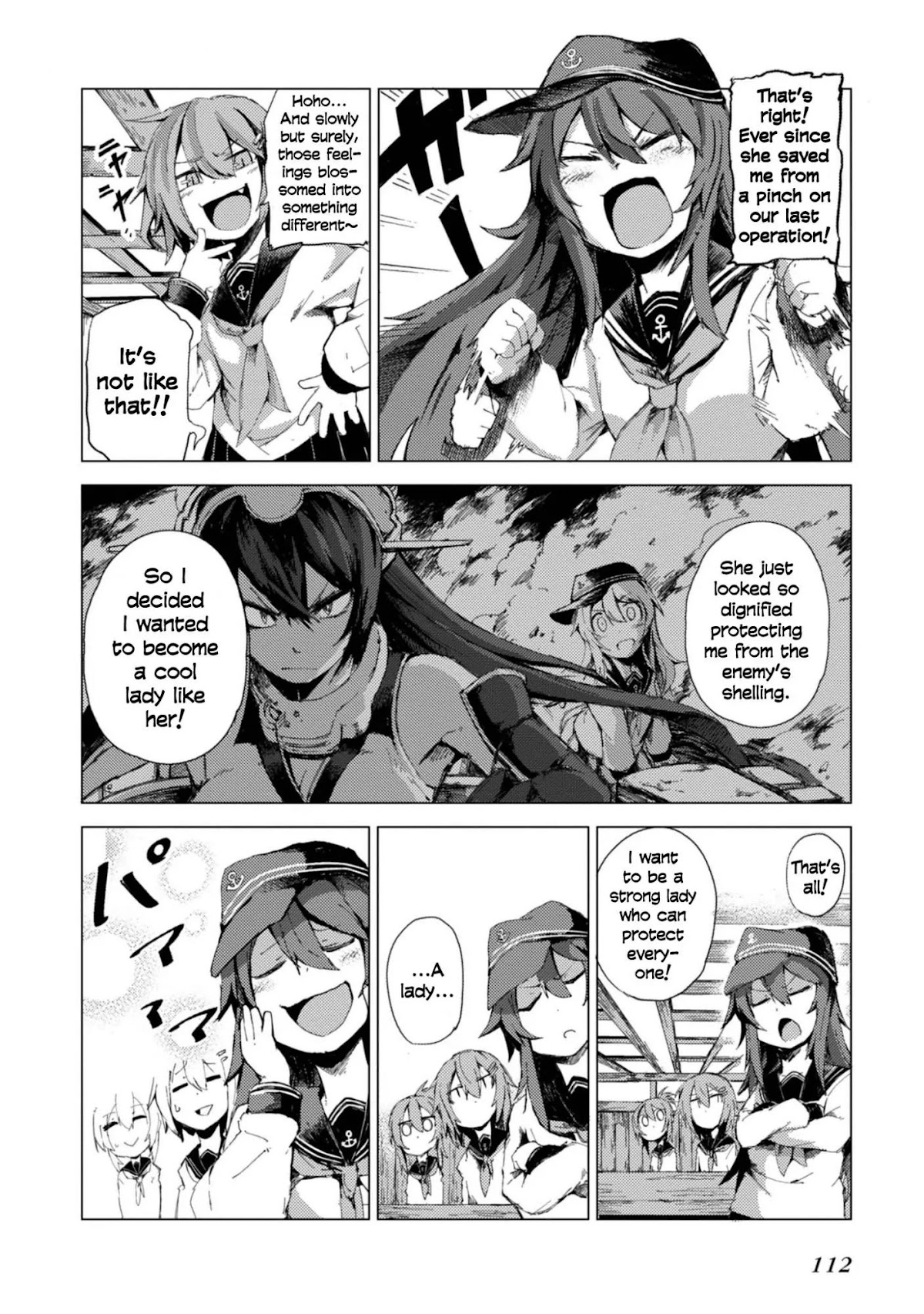 Kantai Collection -KanColle- Dengeki Comic Anthology: Sasebo Chinjufu-hen Chapter 13.12 page 2 - Vol.13 Chapter 12: The Lady I'd Like to Be
