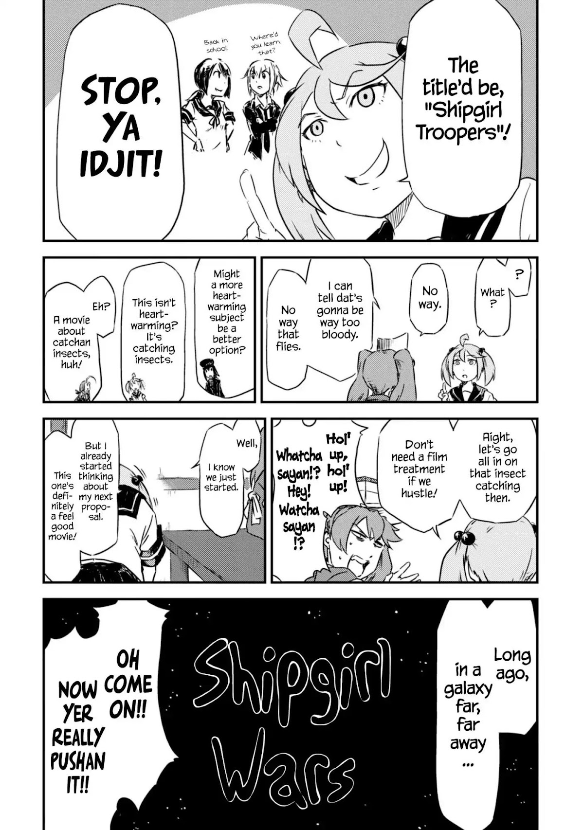 Kantai Collection -KanColle- Dengeki Comic Anthology: Sasebo Chinjufu-hen Chapter 14.4 page 4 - Vol.14 Chapter 4: A Song of Love for Shipgirls...