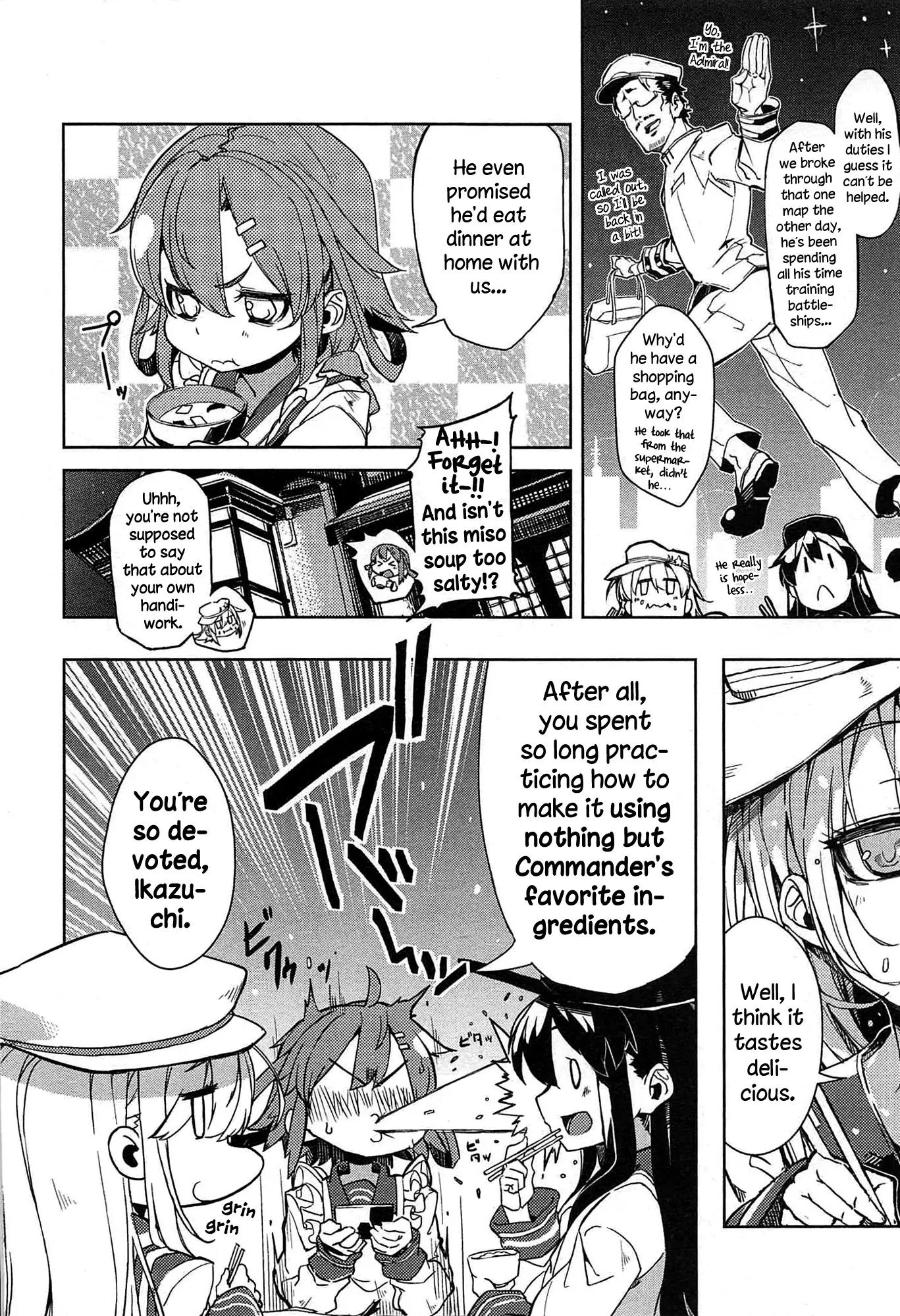 Kantai Collection -KanColle- Dengeki Comic Anthology: Sasebo Chinjufu-hen Chapter 2.16 page 2 - Vol.2 Chapter 16: Strange Love