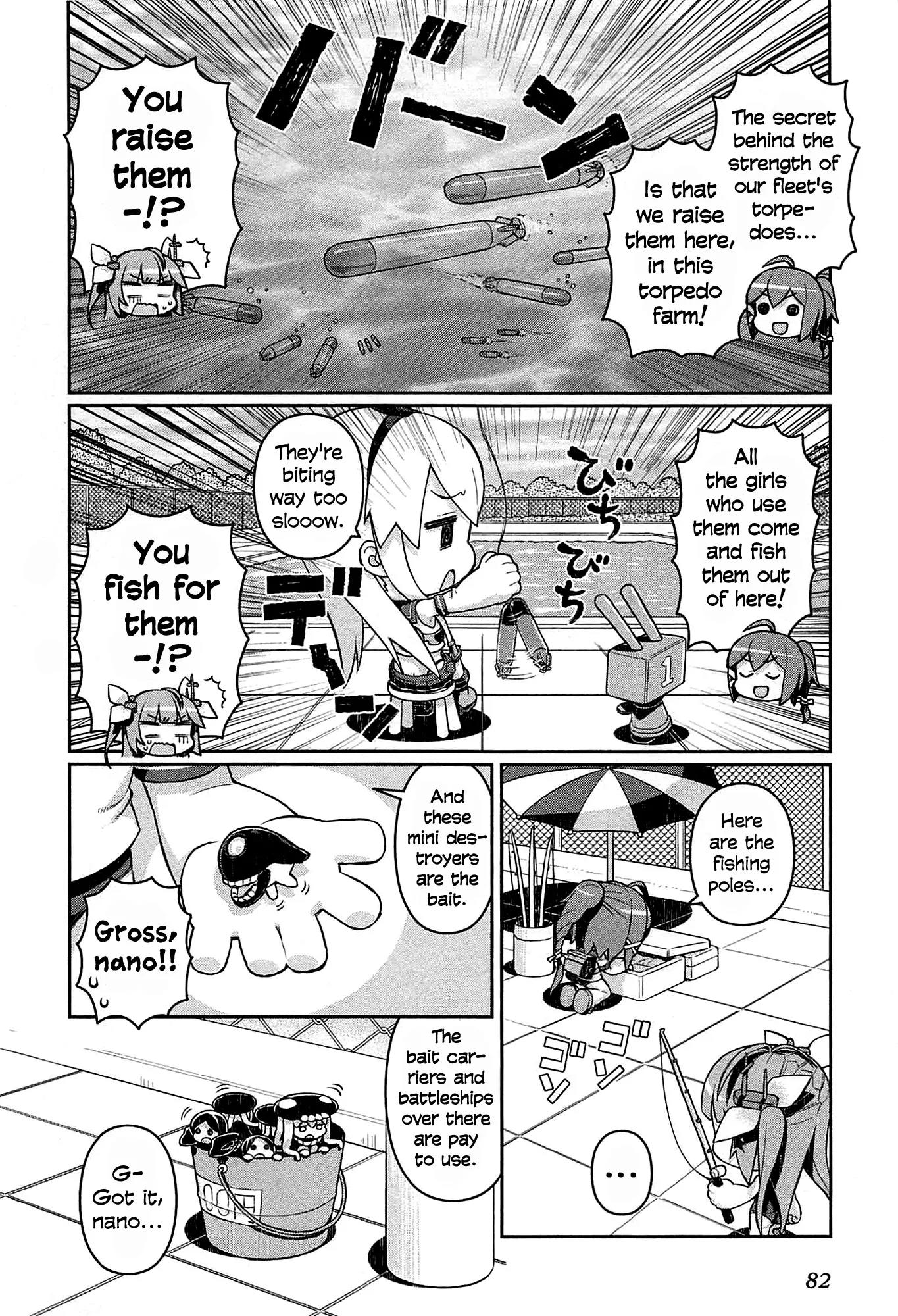 Kantai Collection -KanColle- Dengeki Comic Anthology: Sasebo Chinjufu-hen Chapter 2.6 page 2 - Vol.2 Chapter 6: Iku's Resupply is Rough! Nano!