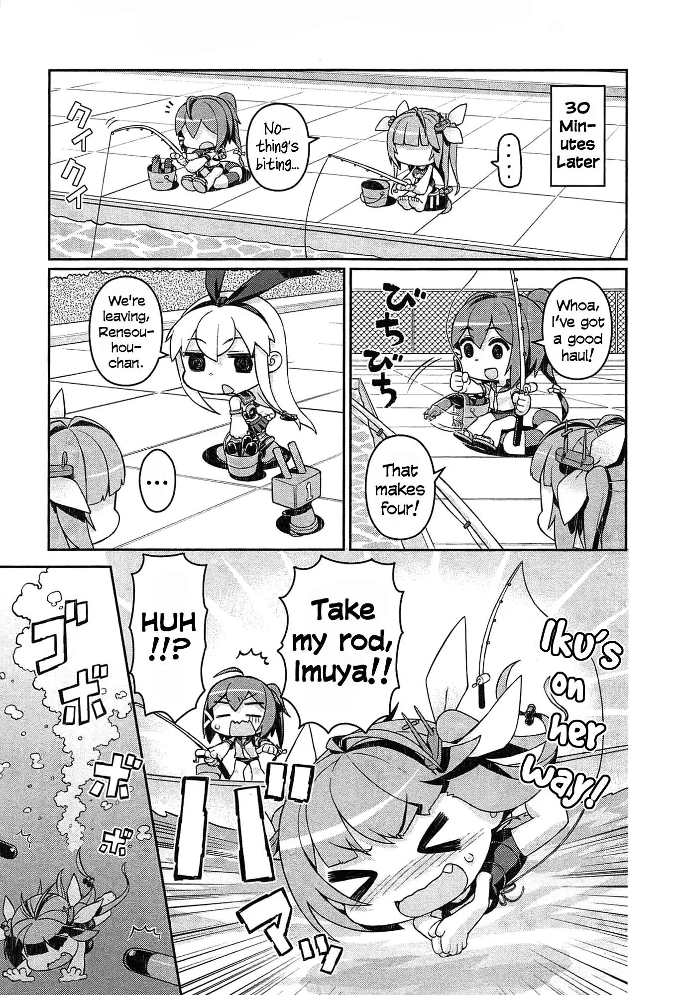 Kantai Collection -KanColle- Dengeki Comic Anthology: Sasebo Chinjufu-hen Chapter 2.6 page 3 - Vol.2 Chapter 6: Iku's Resupply is Rough! Nano!