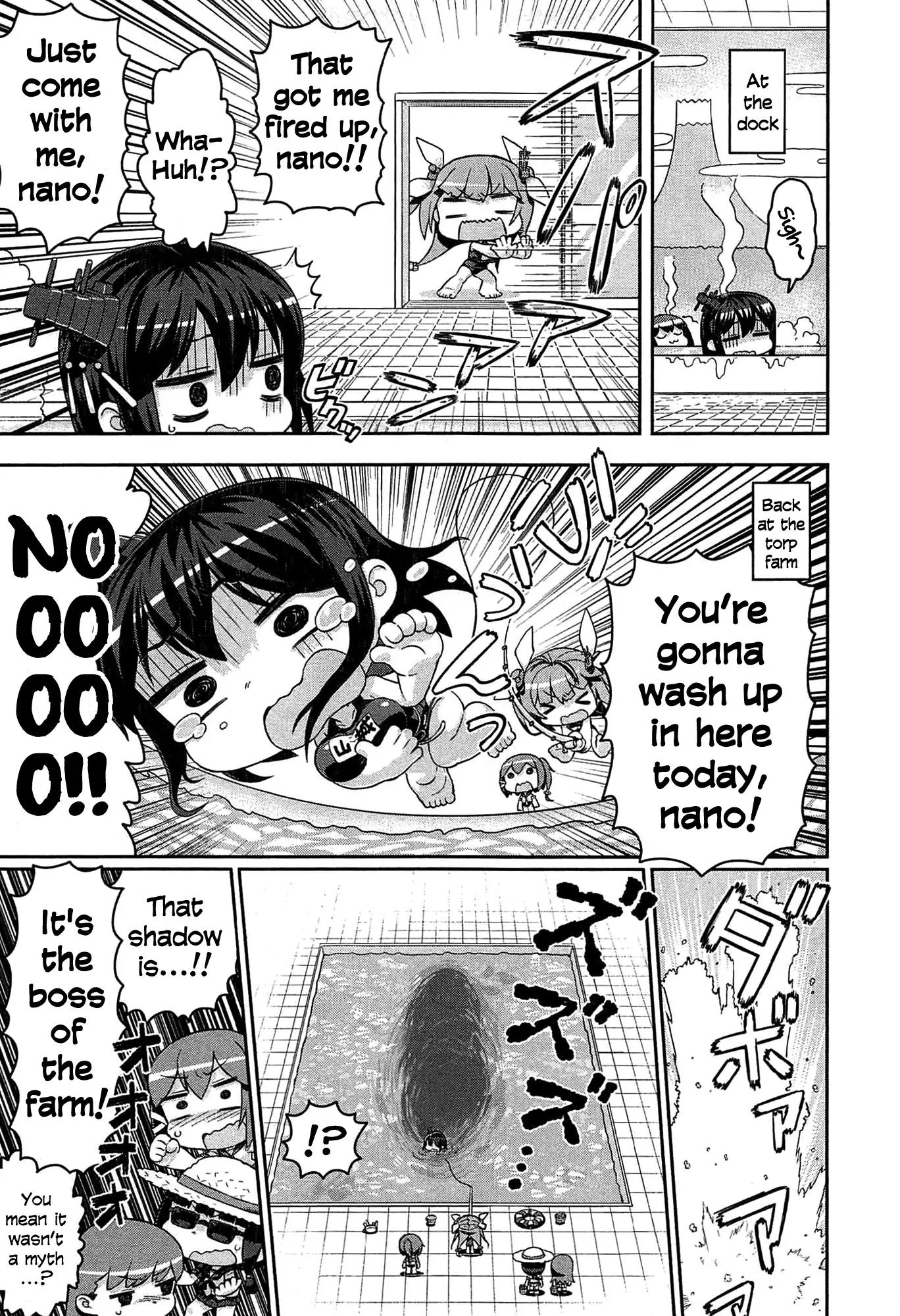 Kantai Collection -KanColle- Dengeki Comic Anthology: Sasebo Chinjufu-hen Chapter 2.6 page 5 - Vol.2 Chapter 6: Iku's Resupply is Rough! Nano!