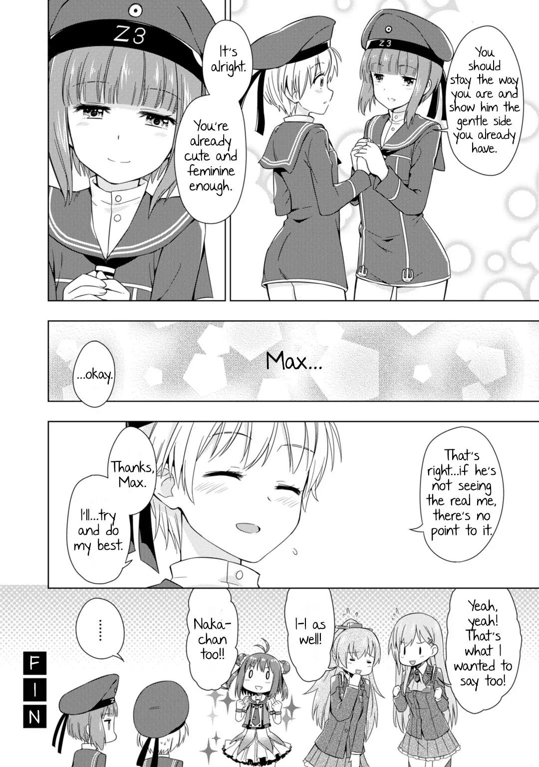Kantai Collection -KanColle- Dengeki Comic Anthology: Sasebo Chinjufu-hen Chapter 4.1 page 10 - Vol.4 Chapter 1: The Zerstörer's Worries