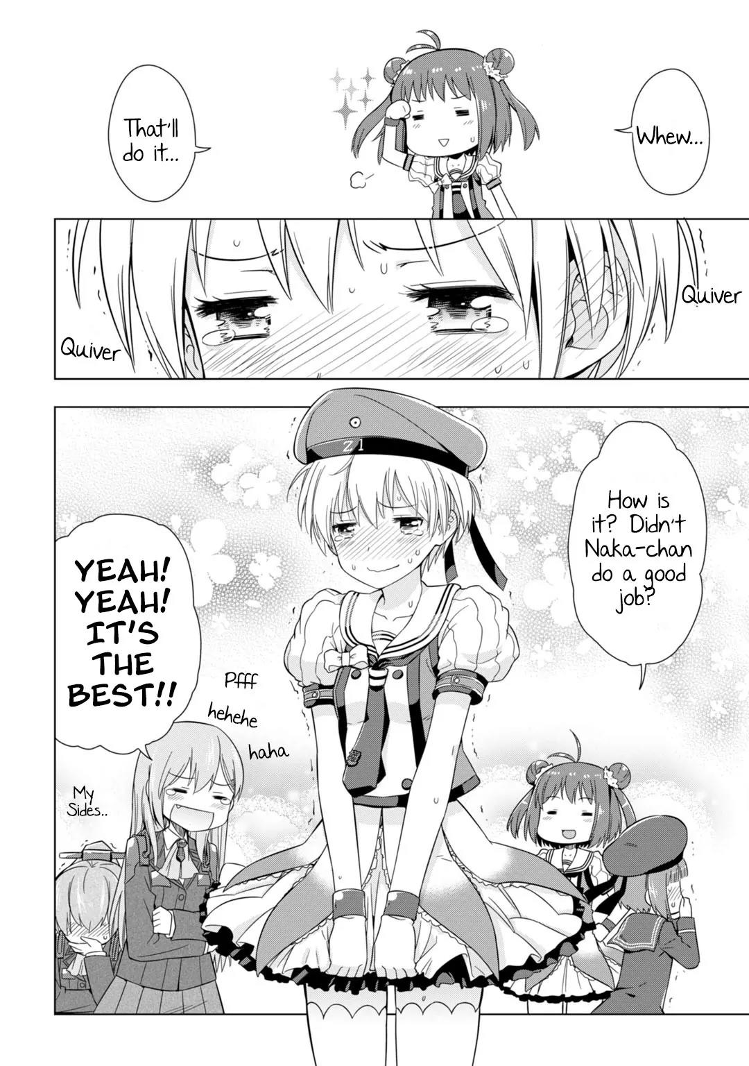 Kantai Collection -KanColle- Dengeki Comic Anthology: Sasebo Chinjufu-hen Chapter 4.1 page 8 - Vol.4 Chapter 1: The Zerstörer's Worries