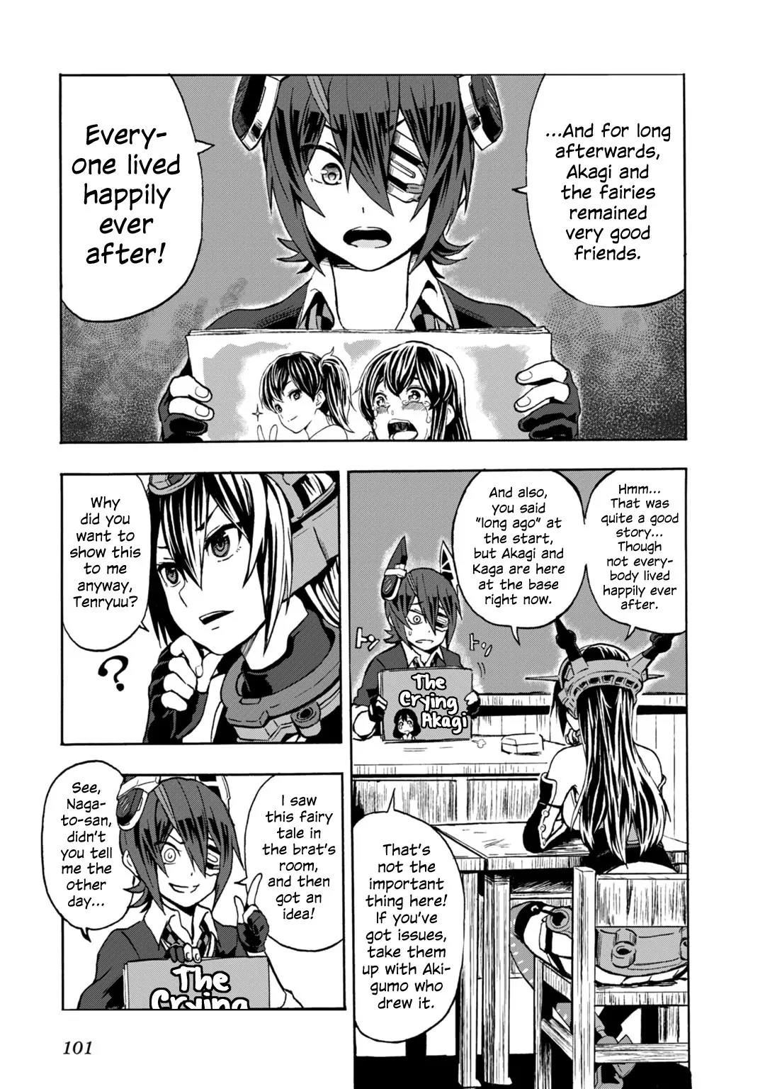 Kantai Collection -KanColle- Dengeki Comic Anthology: Sasebo Chinjufu-hen Chapter 4.14 page 3 - Vol.4 Chapter 14: The Crying Battleship
