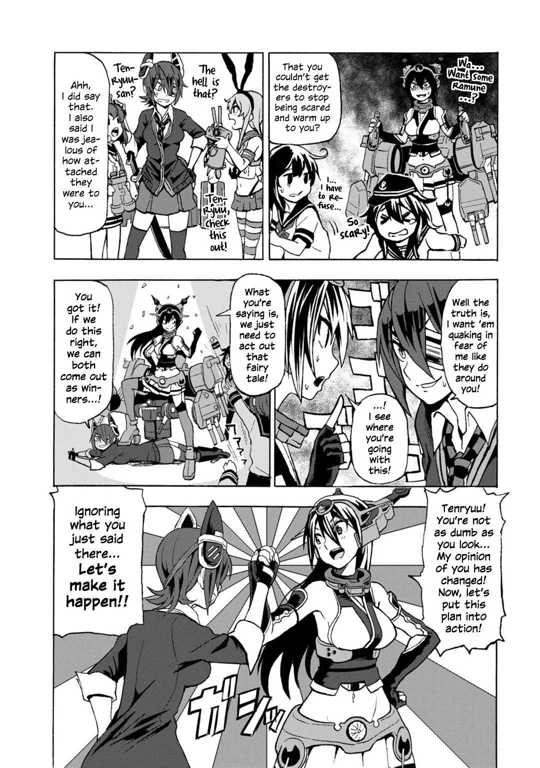 Kantai Collection -KanColle- Dengeki Comic Anthology: Sasebo Chinjufu-hen Chapter 4.14 page 4 - Vol.4 Chapter 14: The Crying Battleship