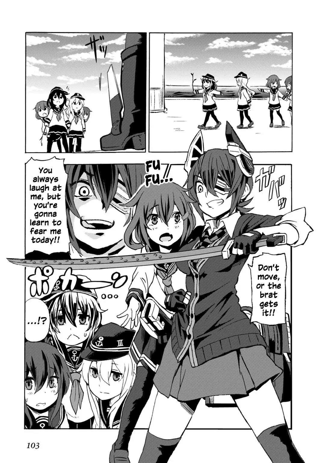Kantai Collection -KanColle- Dengeki Comic Anthology: Sasebo Chinjufu-hen Chapter 4.14 page 5 - Vol.4 Chapter 14: The Crying Battleship
