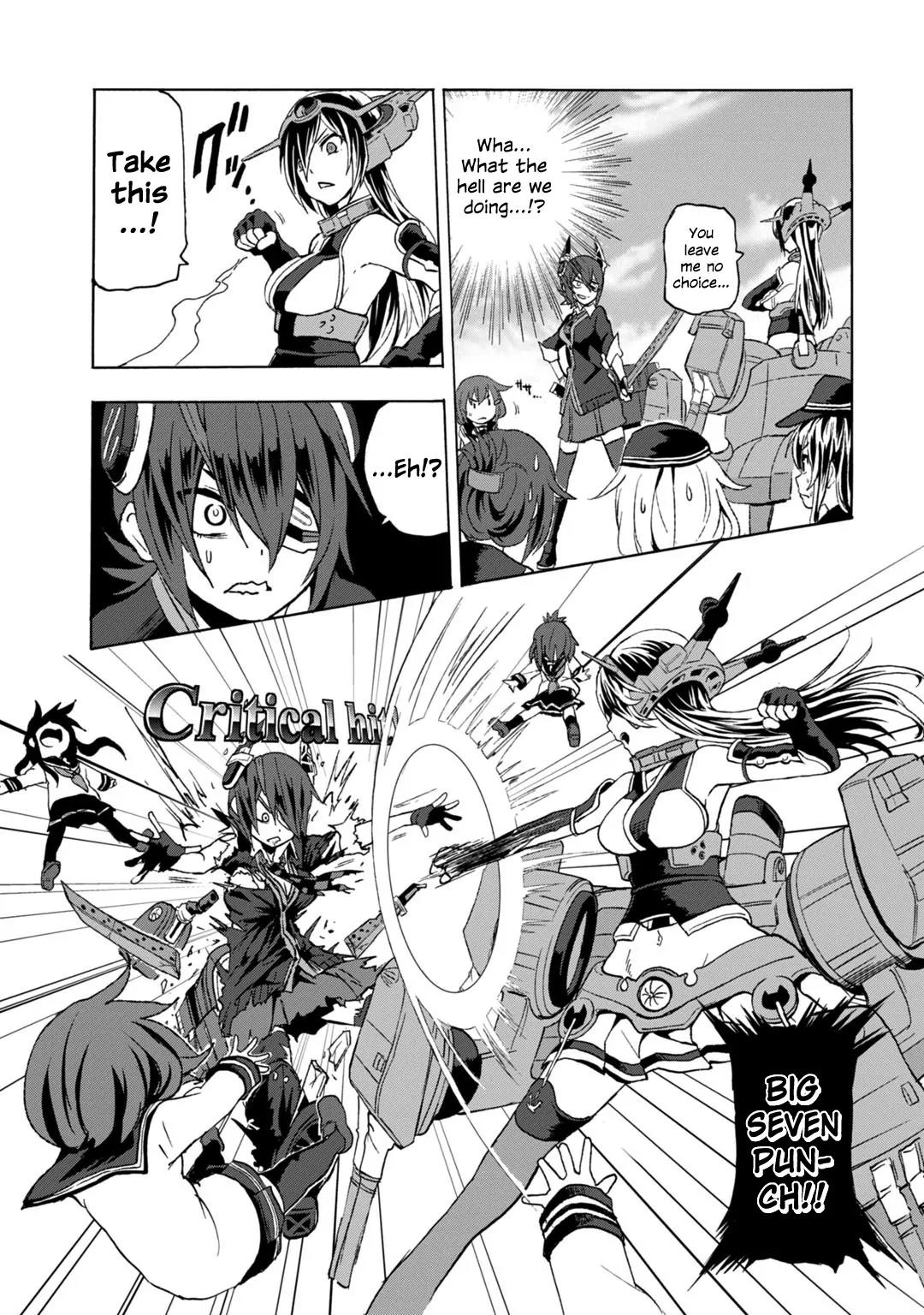 Kantai Collection -KanColle- Dengeki Comic Anthology: Sasebo Chinjufu-hen Chapter 4.14 page 8 - Vol.4 Chapter 14: The Crying Battleship
