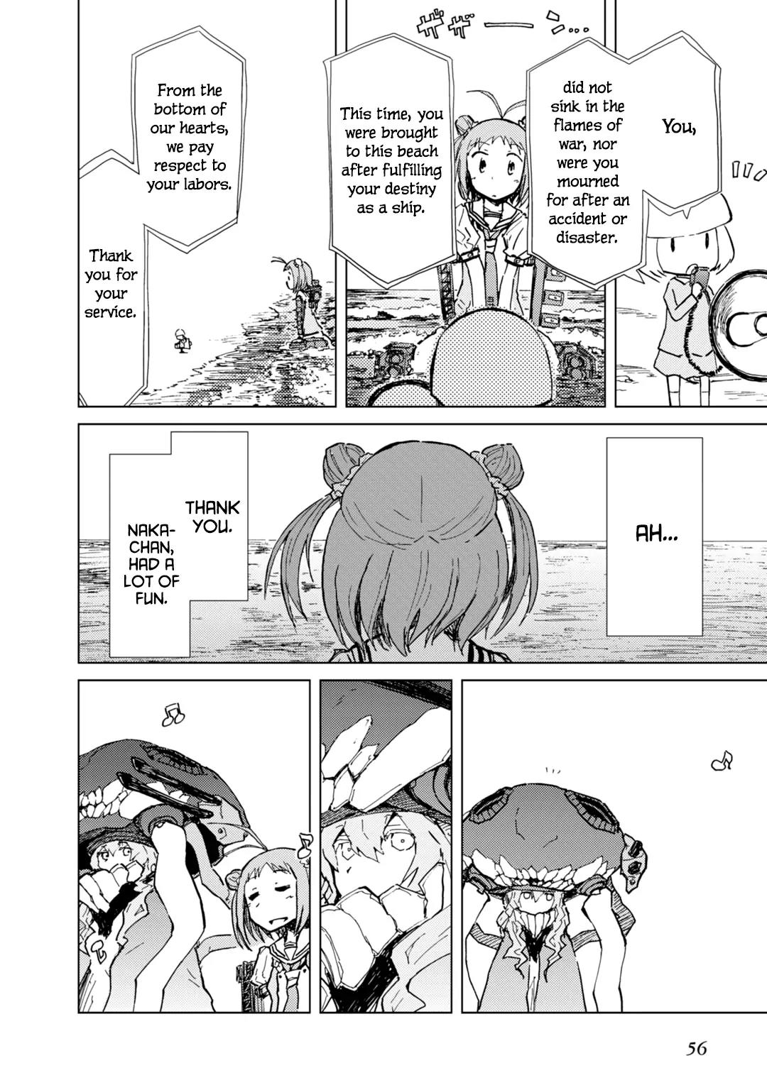 Kantai Collection -KanColle- Dengeki Comic Anthology: Sasebo Chinjufu-hen Chapter 4.5 page 10 - Vol.4 Chapter 5: Naka-chan, Dismantled