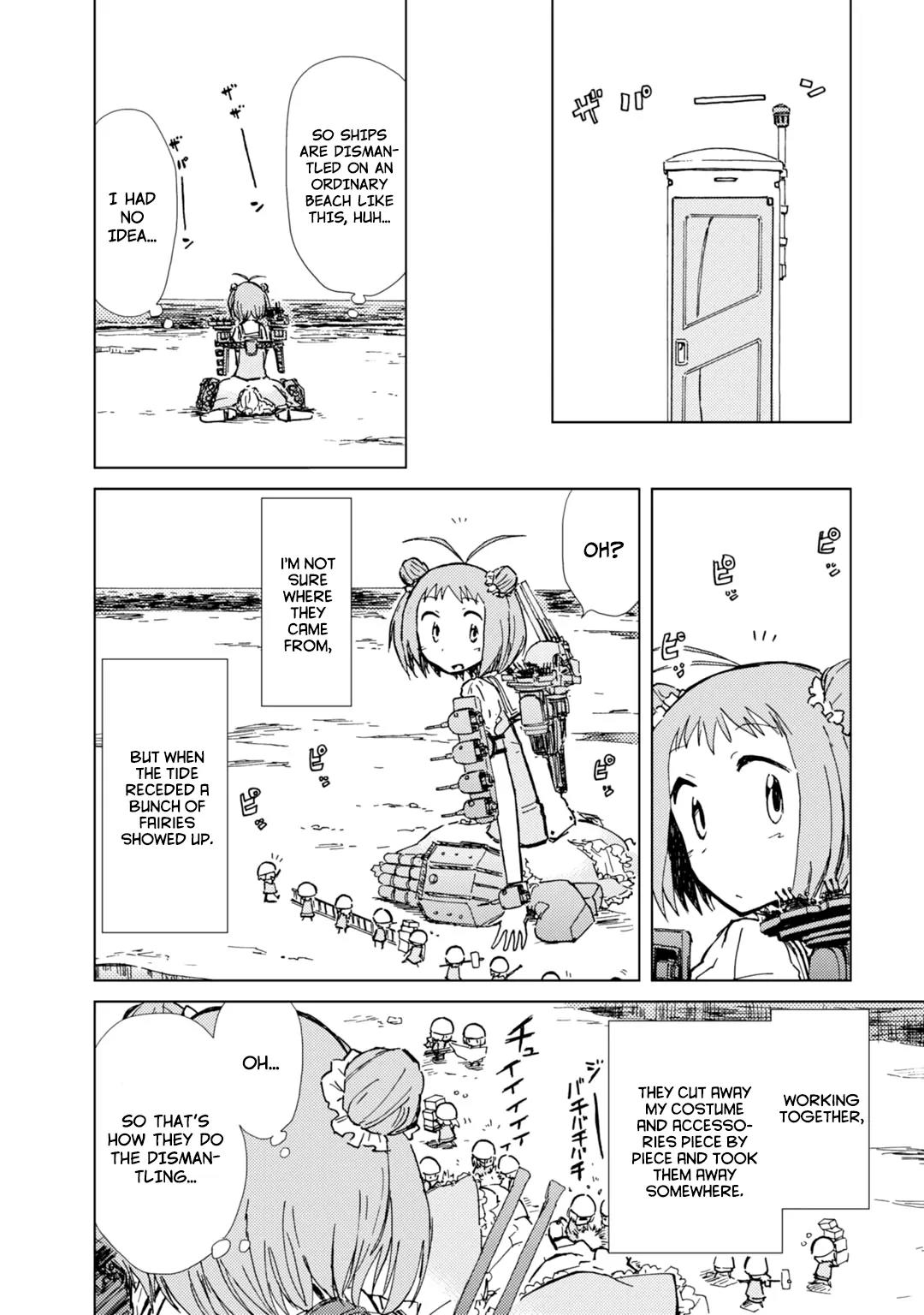 Kantai Collection -KanColle- Dengeki Comic Anthology: Sasebo Chinjufu-hen Chapter 4.5 page 4 - Vol.4 Chapter 5: Naka-chan, Dismantled