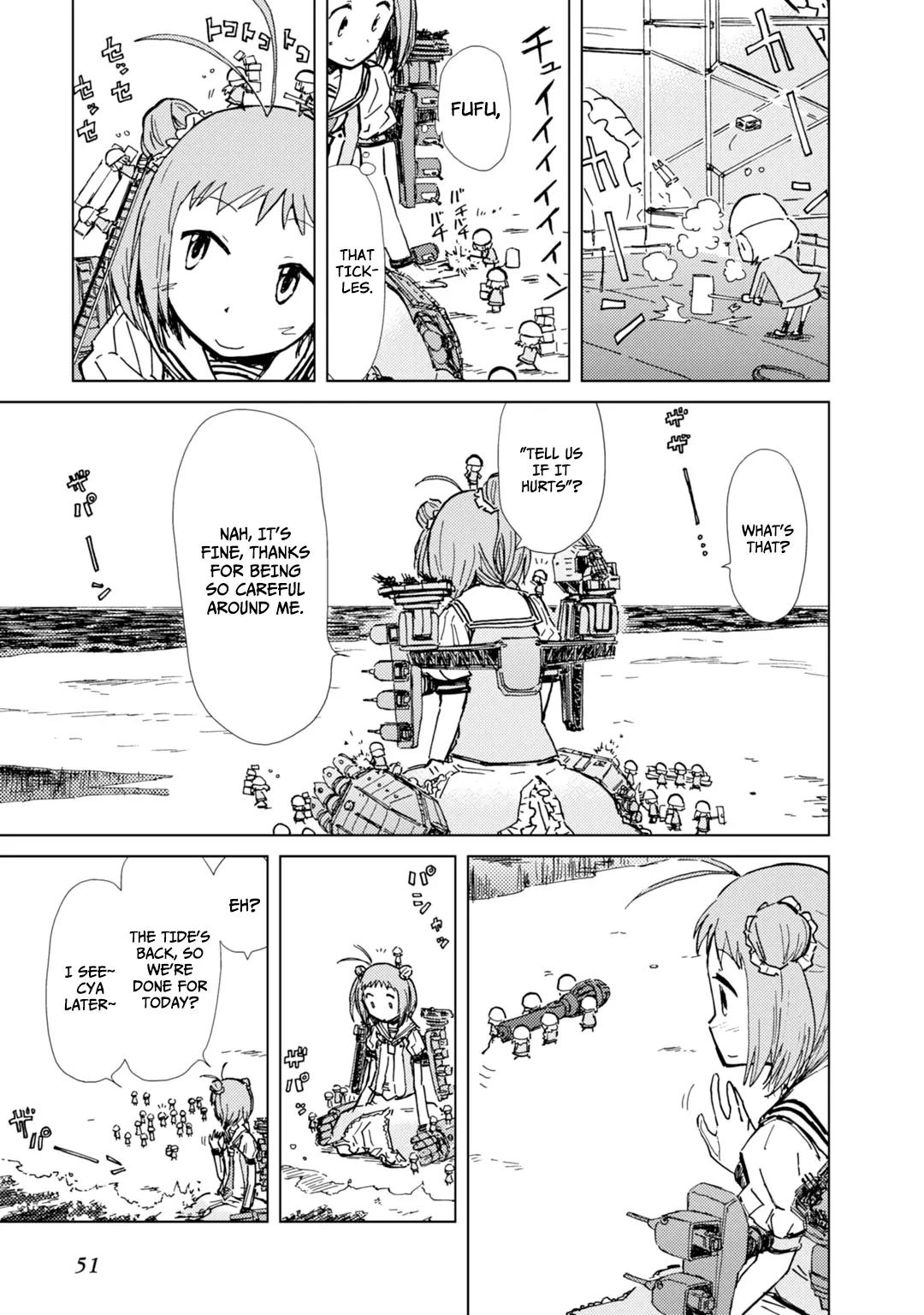 Kantai Collection -KanColle- Dengeki Comic Anthology: Sasebo Chinjufu-hen Chapter 4.5 page 5 - Vol.4 Chapter 5: Naka-chan, Dismantled