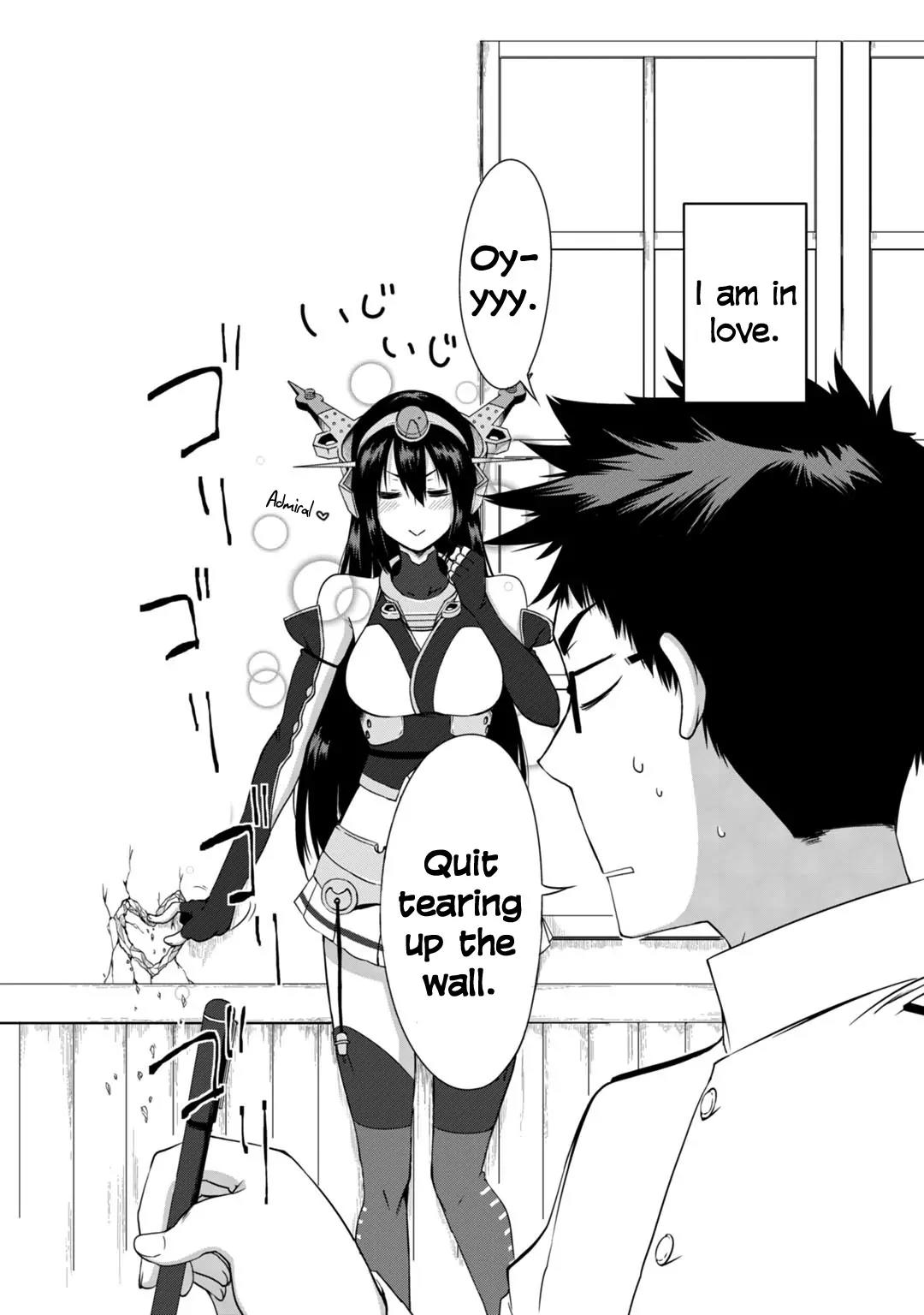 Kantai Collection -KanColle- Dengeki Comic Anthology: Sasebo Chinjufu-hen Chapter 6.6 page 2 - Vol.6 Chapter 6: Nagato's Long Lasting Gaze
