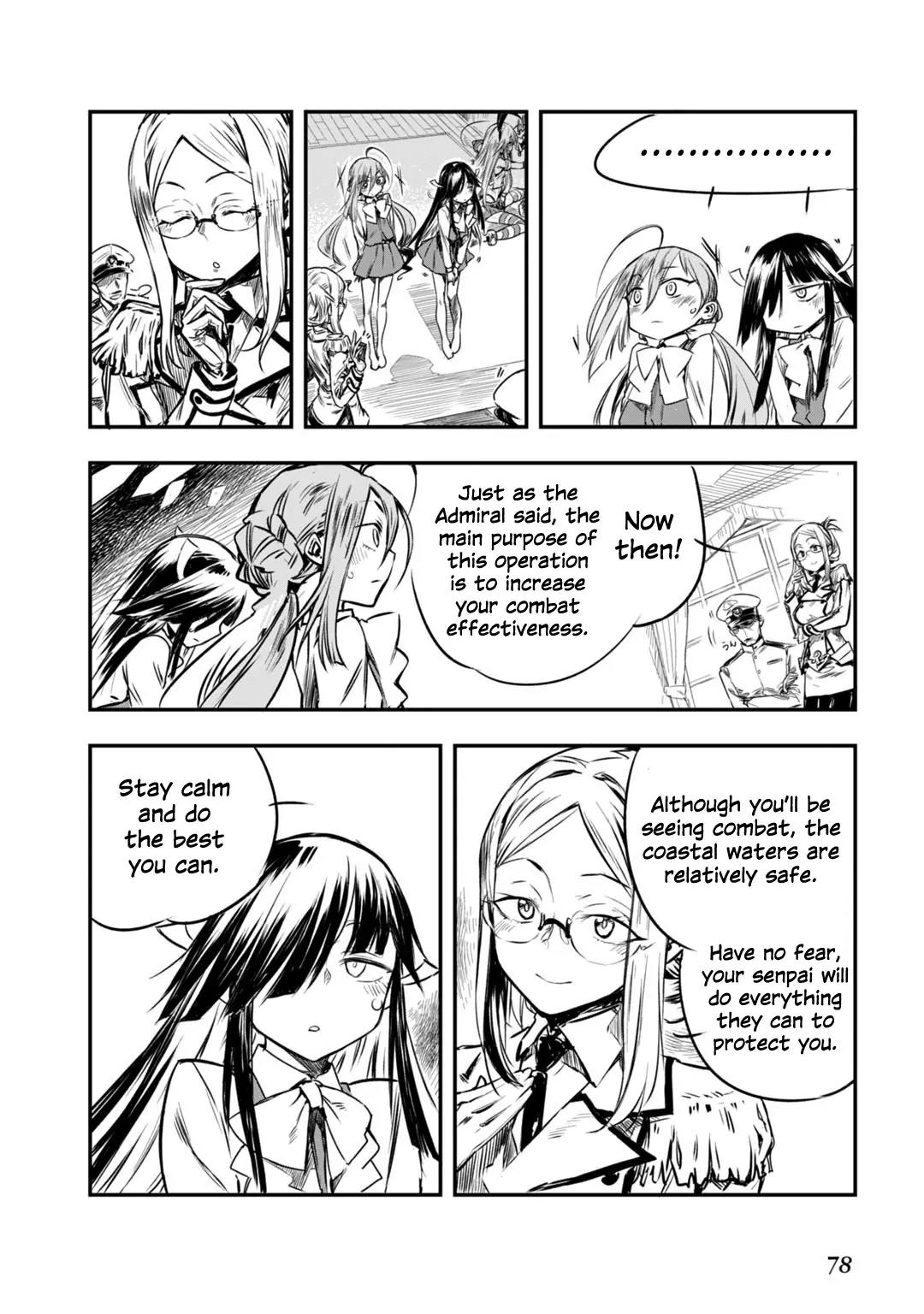 Kantai Collection -KanColle- Dengeki Comic Anthology: Sasebo Chinjufu-hen Chapter 7.5 page 2 - Vol.7 Chapter 5: I'll Be Watching You, Senpai