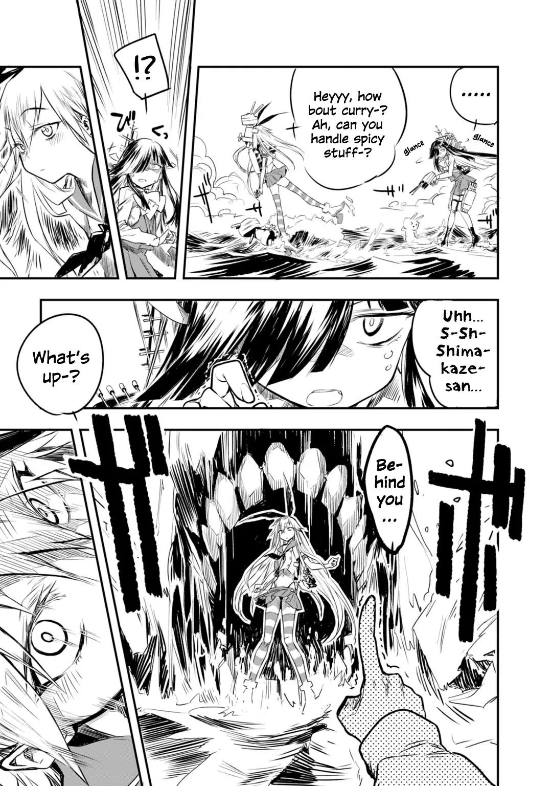 Kantai Collection -KanColle- Dengeki Comic Anthology: Sasebo Chinjufu-hen Chapter 7.5 page 5 - Vol.7 Chapter 5: I'll Be Watching You, Senpai