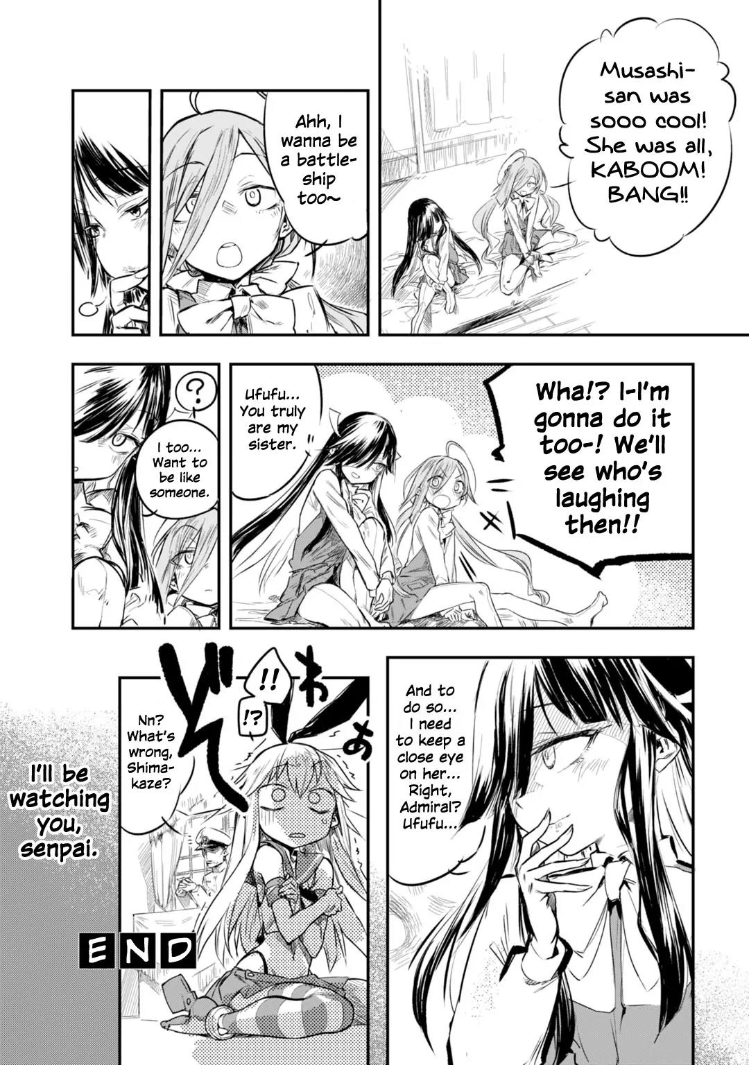 Kantai Collection -KanColle- Dengeki Comic Anthology: Sasebo Chinjufu-hen Chapter 7.5 page 8 - Vol.7 Chapter 5: I'll Be Watching You, Senpai