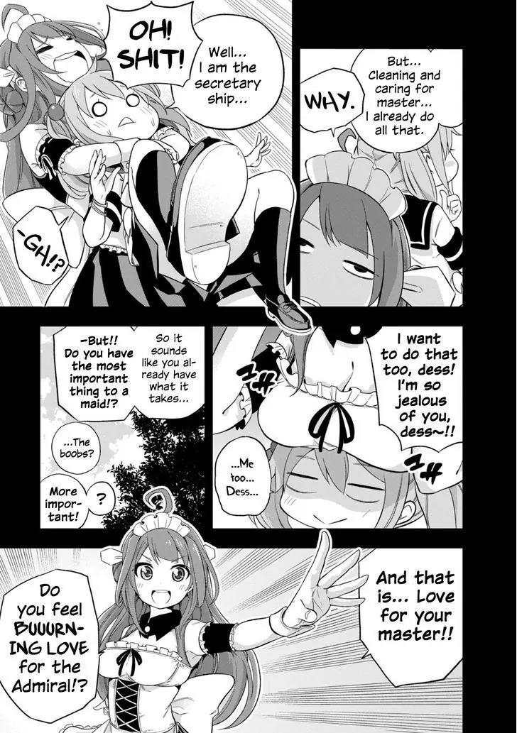 Kantai Collection -KanColle- Dengeki Comic Anthology: Sasebo Chinjufu-hen Chapter 8.9 page 3 - Vol.8 Chapter 9: Maid Memoirs