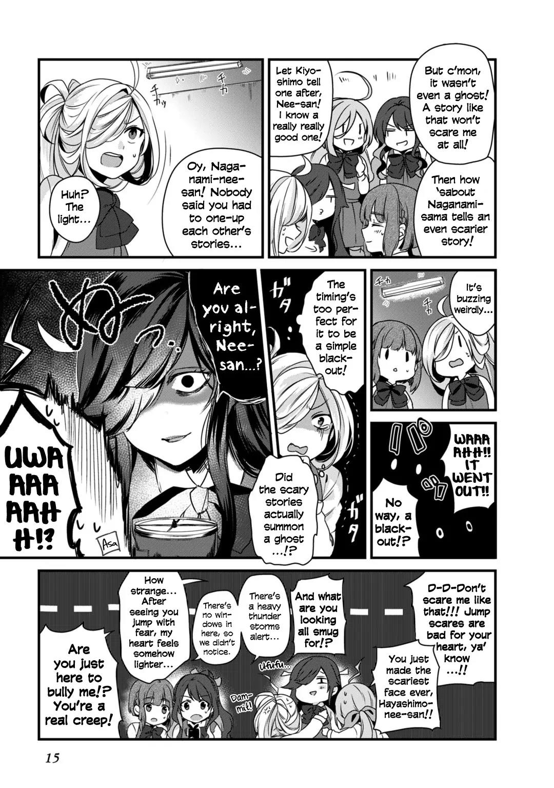 Kantai Collection -KanColle- Dengeki Comic Anthology: Sasebo Chinjufu-hen Chapter 9.2 page 3 - Vol.9 Chapter 2: Please Be Quiet at Night