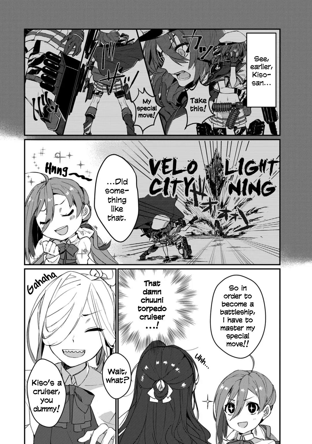 Kantai Collection -KanColle- Dengeki Comic Anthology: Sasebo Chinjufu-hen Chapter 9.3 page 3 - Vol.9 Chapter 3: Someday, Surely, Super Battleship