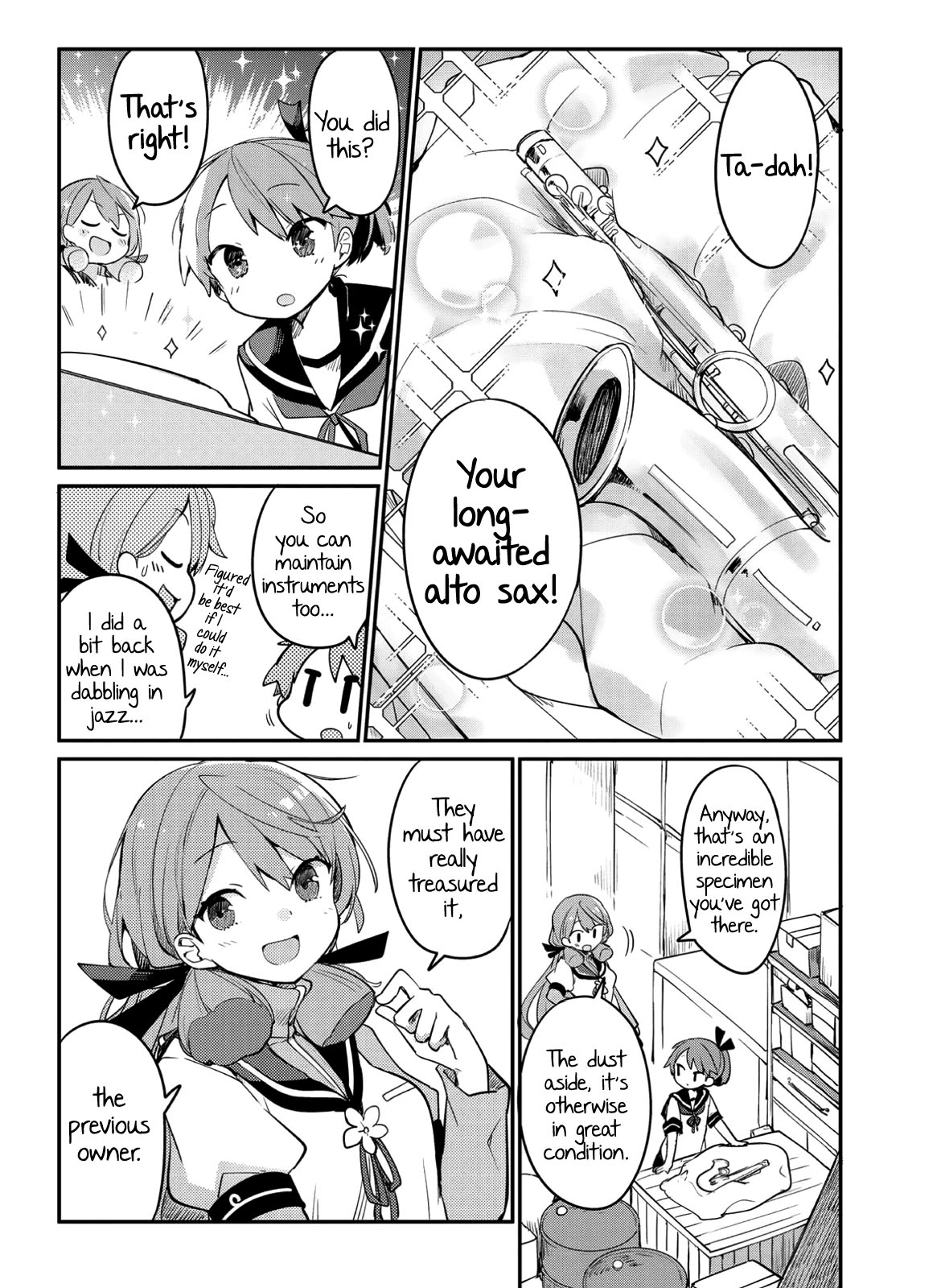 Kantai Collection -KanColle- Miiro no Alto Sax Chapter 2 page 4 - Chapter 2