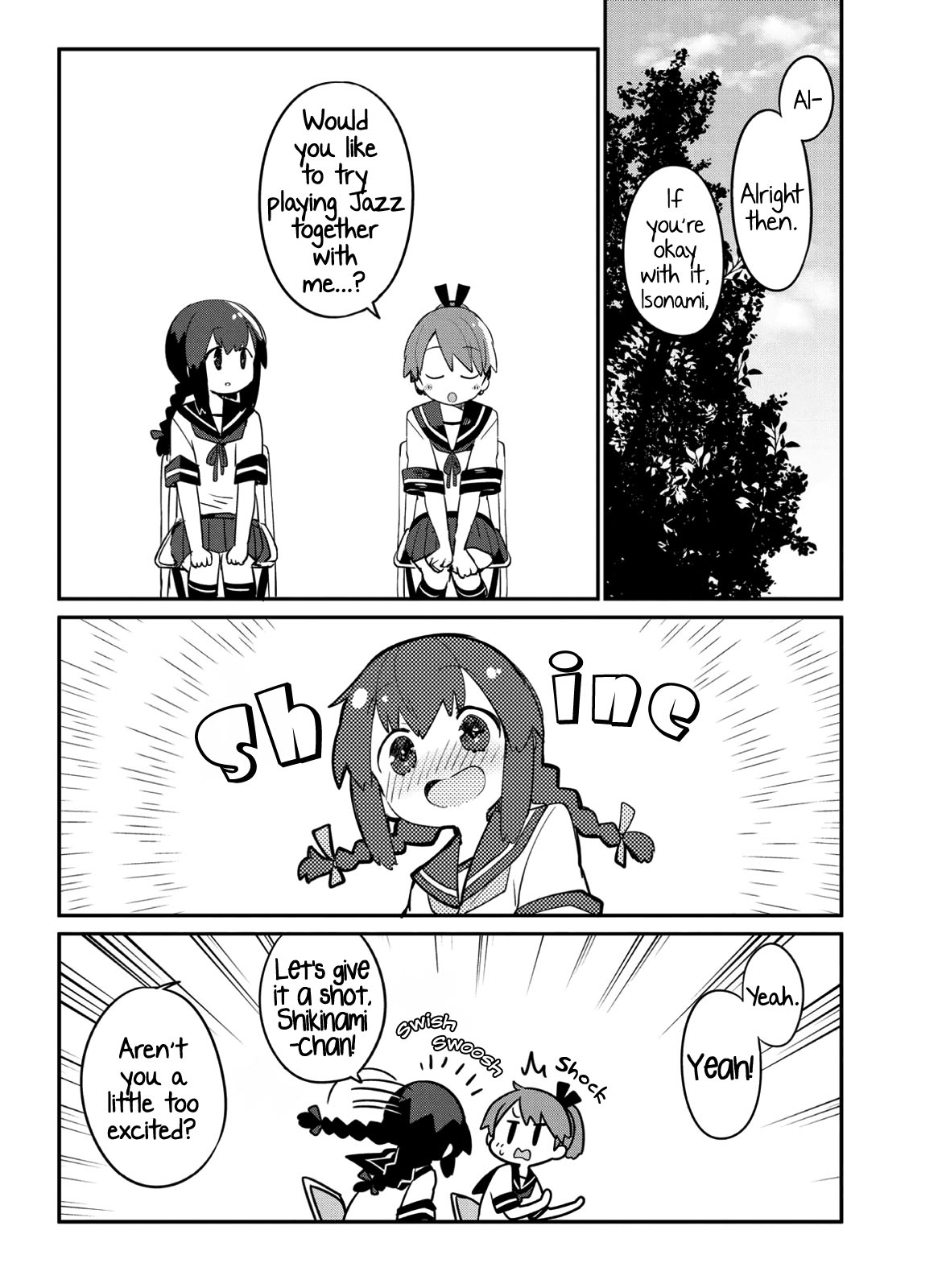 Kantai Collection -KanColle- Miiro no Alto Sax Chapter 3 page 12 - Chapter 3