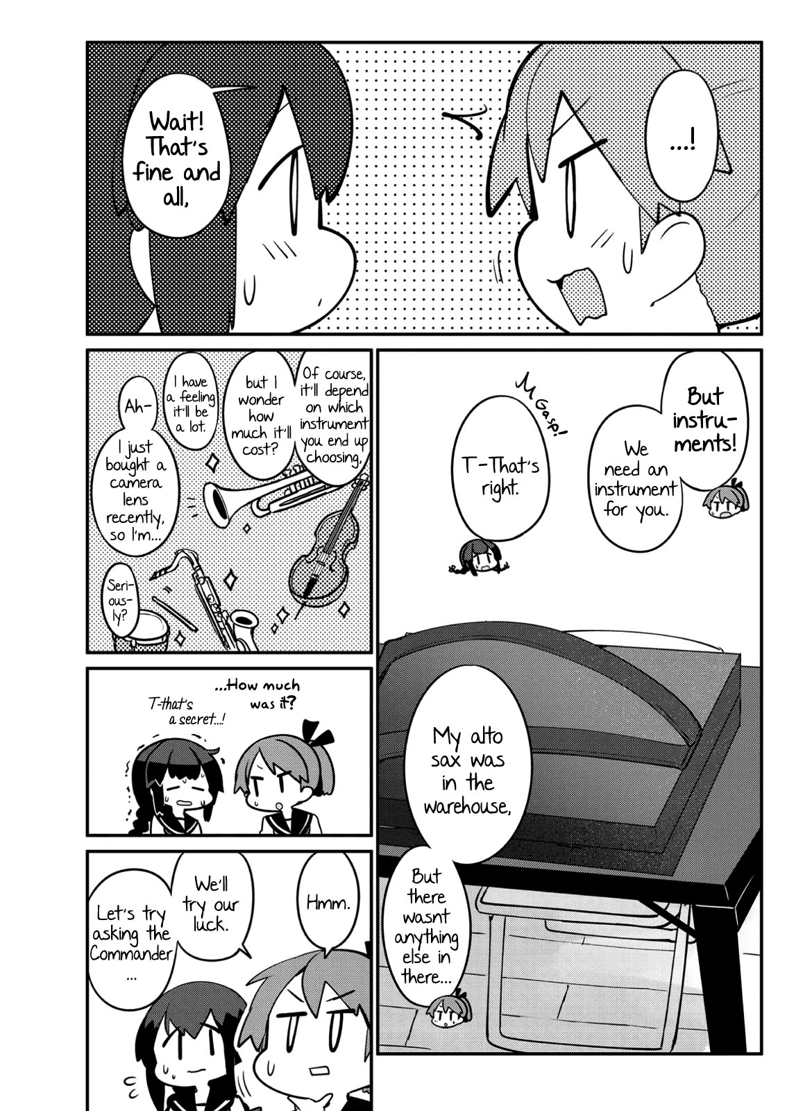 Kantai Collection -KanColle- Miiro no Alto Sax Chapter 3 page 13 - Chapter 3