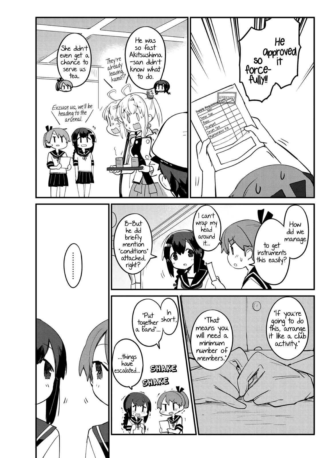 Kantai Collection -KanColle- Miiro no Alto Sax Chapter 3 page 15 - Chapter 3