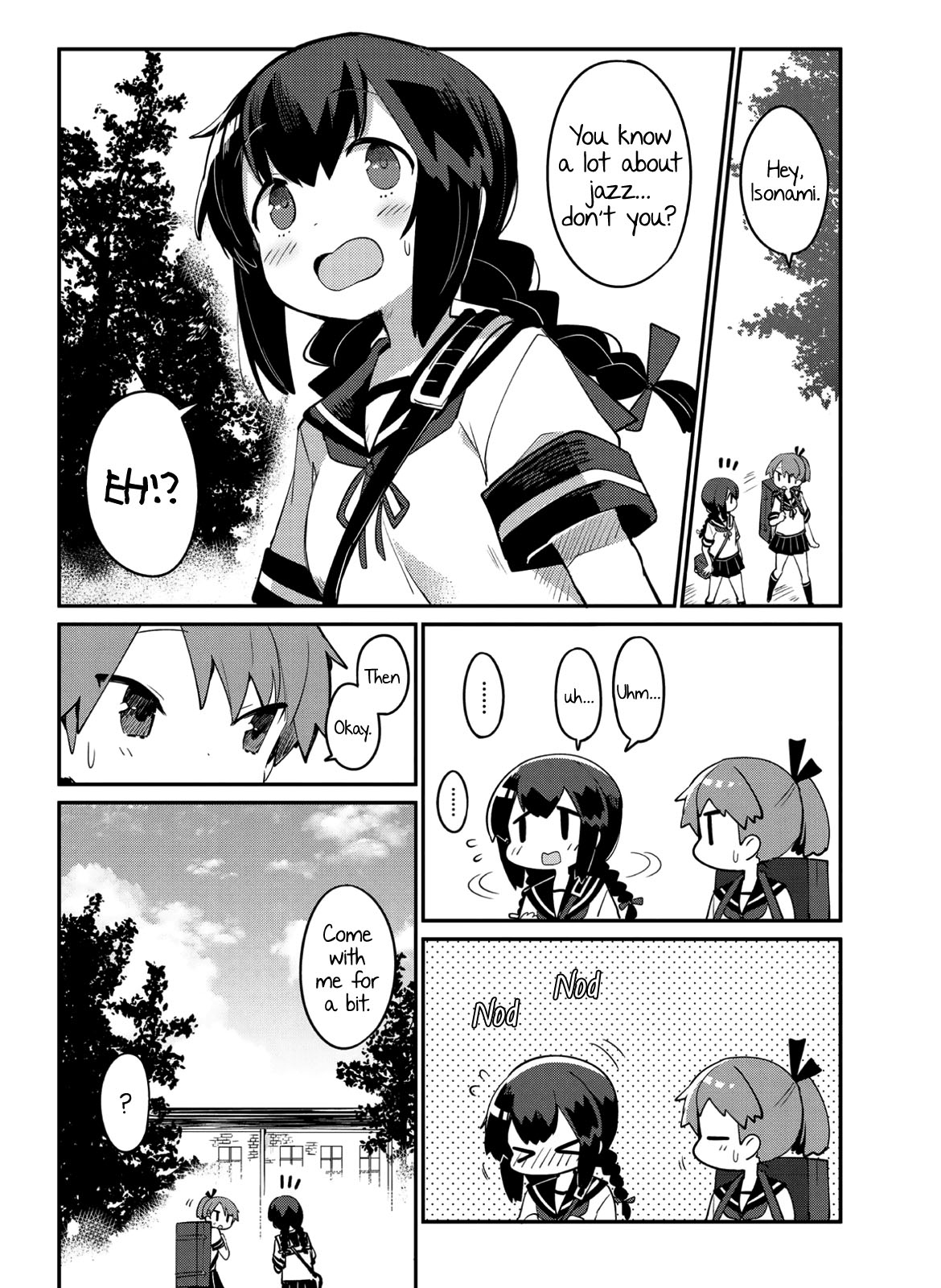 Kantai Collection -KanColle- Miiro no Alto Sax Chapter 3 page 4 - Chapter 3