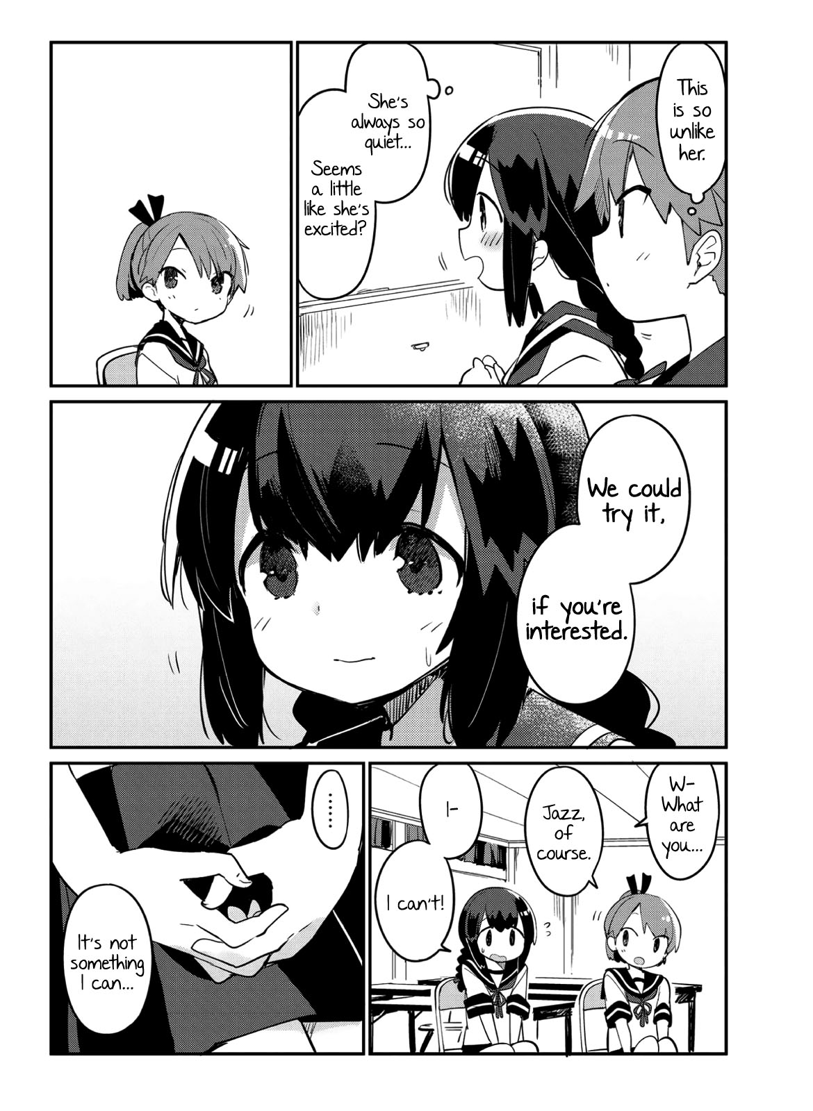 Kantai Collection -KanColle- Miiro no Alto Sax Chapter 3 page 6 - Chapter 3