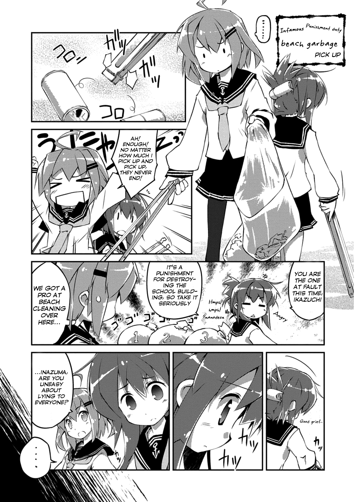 Kantai Collection -KanColle- nano desu! Chapter 1.2 page 11 - Chapter 1v2 : Countermeasure Committee, Setting sail…...nanodesu!