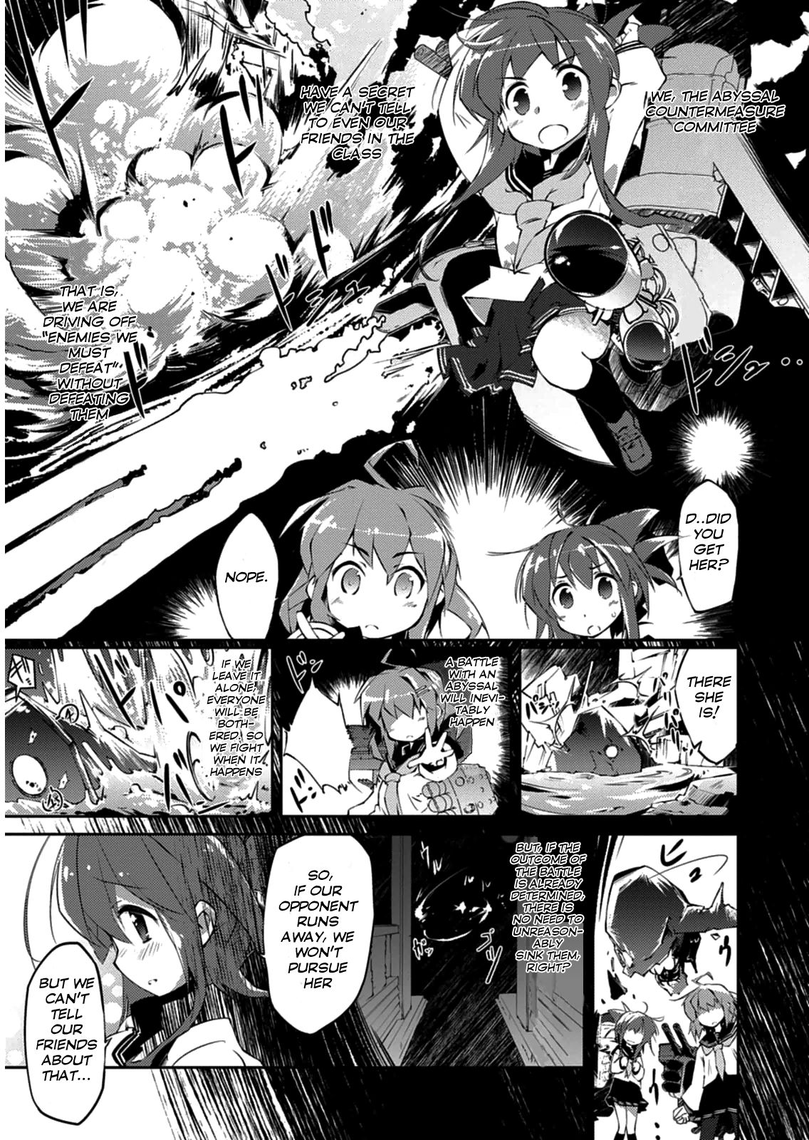 Kantai Collection -KanColle- nano desu! Chapter 1.2 page 12 - Chapter 1v2 : Countermeasure Committee, Setting sail…...nanodesu!