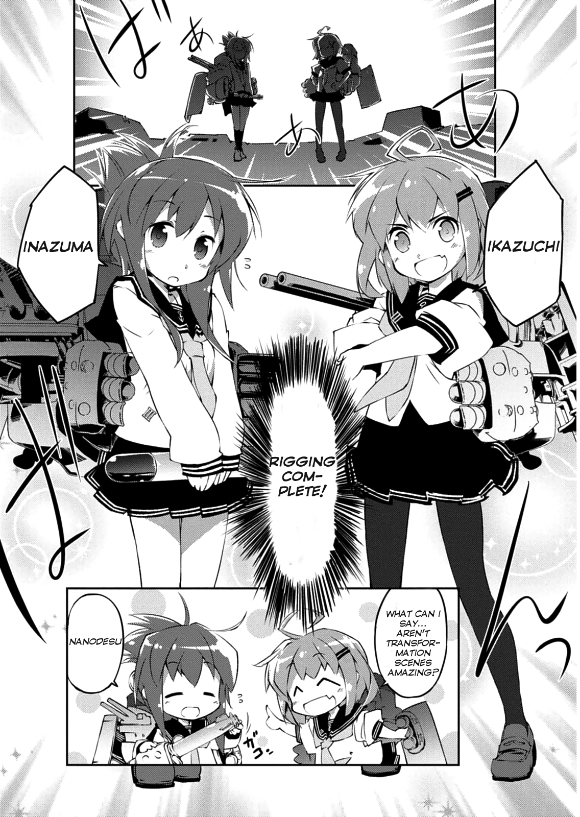 Kantai Collection -KanColle- nano desu! Chapter 1.2 page 18 - Chapter 1v2 : Countermeasure Committee, Setting sail…...nanodesu!