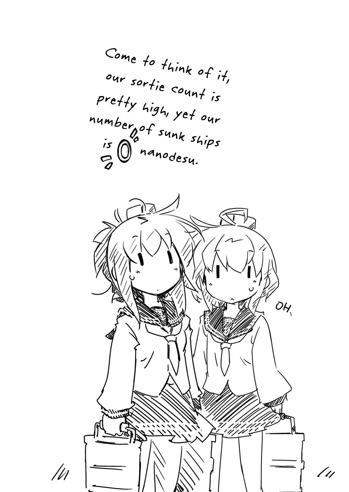 Kantai Collection -KanColle- nano desu! Chapter 1.2 page 30 - Chapter 1v2 : Countermeasure Committee, Setting sail…...nanodesu!