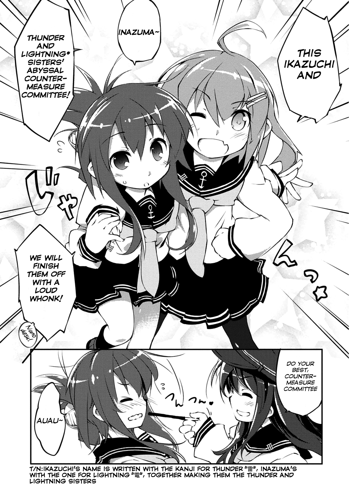 Kantai Collection -KanColle- nano desu! Chapter 1.2 page 9 - Chapter 1v2 : Countermeasure Committee, Setting sail…...nanodesu!