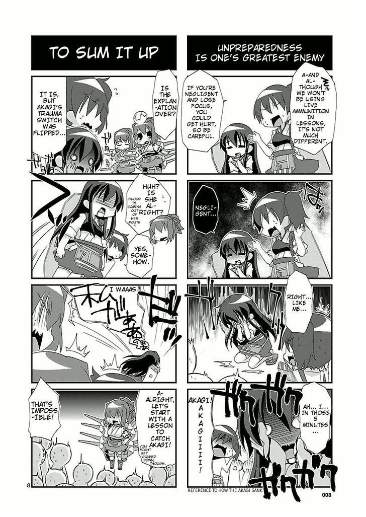Kantai Collection - Kankore - 4-koma Comic - Fubuki, Ganbarimasu! Chapter 1 page 8 - Chapter 1