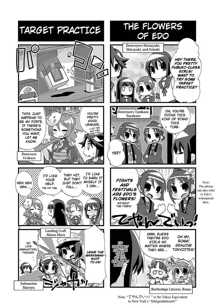 Kantai Collection - Kankore - 4-koma Comic - Fubuki, Ganbarimasu! Chapter 100 page 2 - Chapter 100
