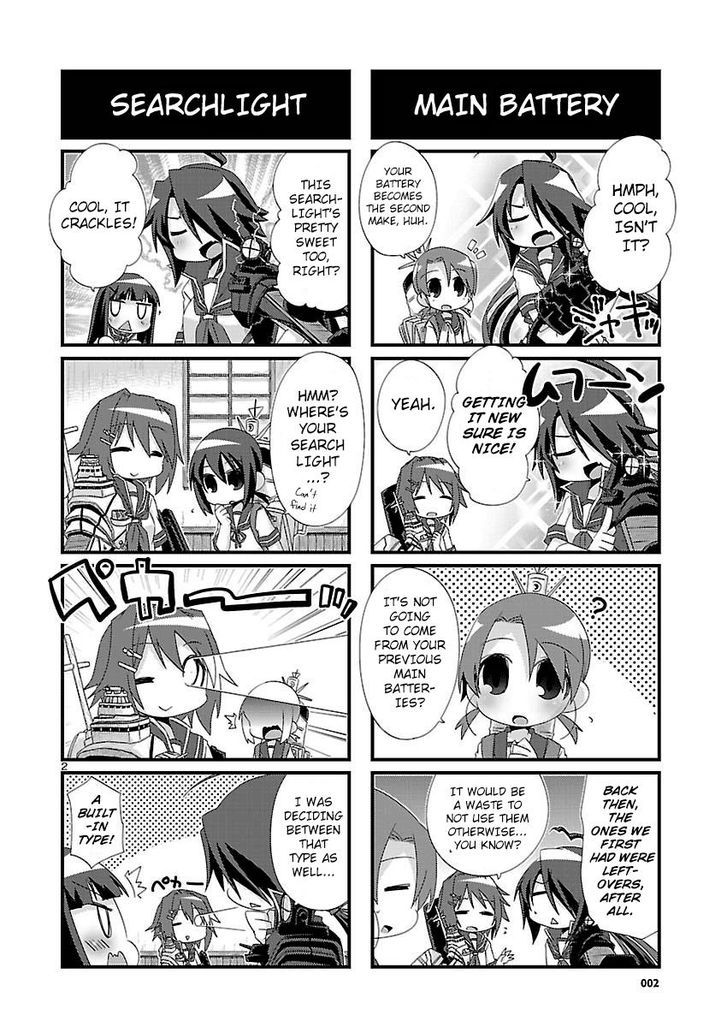 Kantai Collection - Kankore - 4-koma Comic - Fubuki, Ganbarimasu! Chapter 102 page 2 - Chapter 102