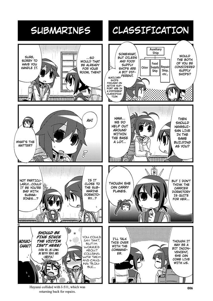 Kantai Collection - Kankore - 4-koma Comic - Fubuki, Ganbarimasu! Chapter 103 page 6 - Chapter 103 : Read Online