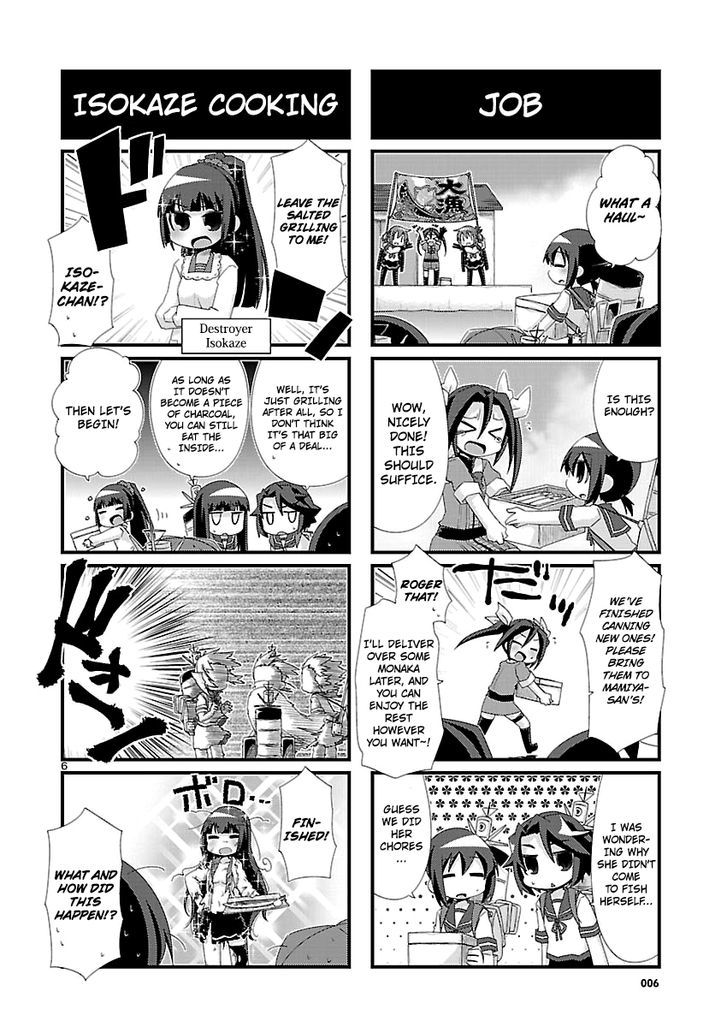 Kantai Collection - Kankore - 4-koma Comic - Fubuki, Ganbarimasu! Chapter 104 page 6 - Chapter 104