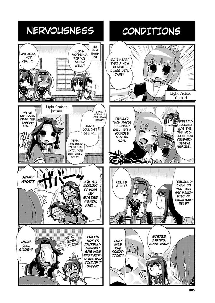 Kantai Collection - Kankore - 4-koma Comic - Fubuki, Ganbarimasu! Chapter 106 page 6 - Chapter 106