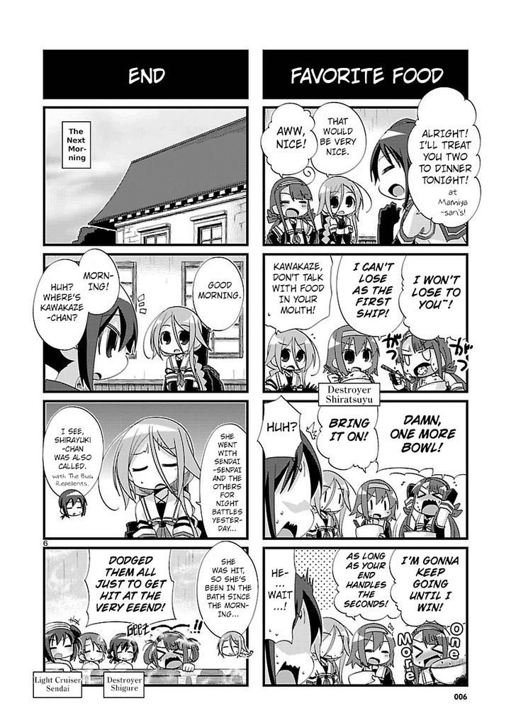 Kantai Collection - Kankore - 4-koma Comic - Fubuki, Ganbarimasu! Chapter 108 page 6 - Chapter 108