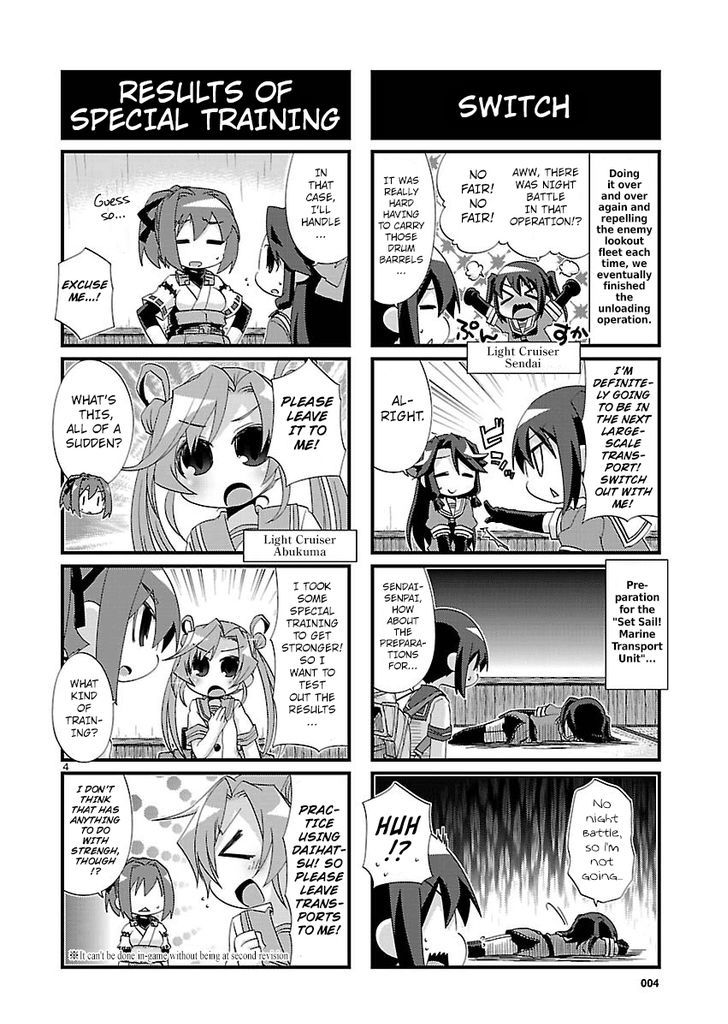Kantai Collection - Kankore - 4-koma Comic - Fubuki, Ganbarimasu! Chapter 109 page 4 - Chapter 109